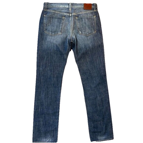 Dark Wash Distressed Slim Straight Jeans Men’s Size 32 J Brand Kane USA - Picture 2 of 8